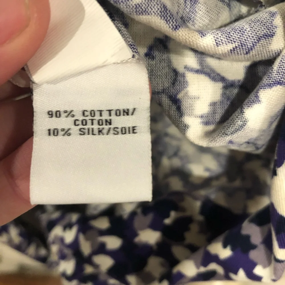 Diane Von Furstenberg Purple White New Julian Two Wrap Dress Jersey Knit - Picture 9 of 9